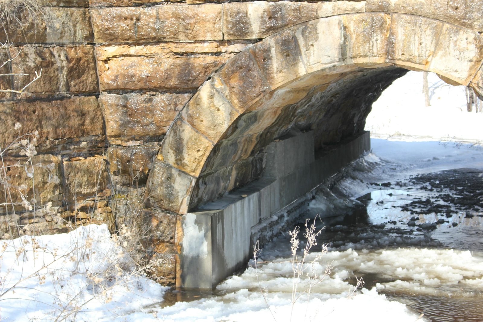 West abutment